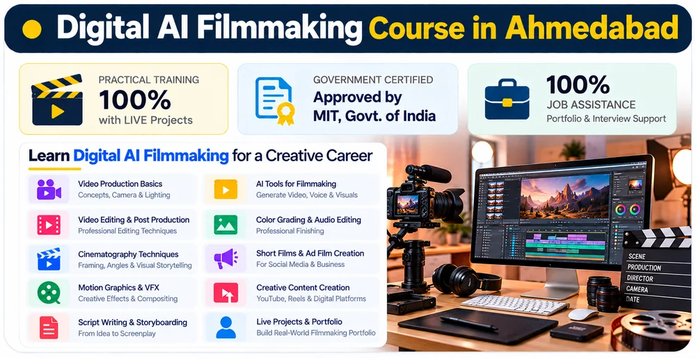Digital AI Filmmaking Course in Ahmedabad