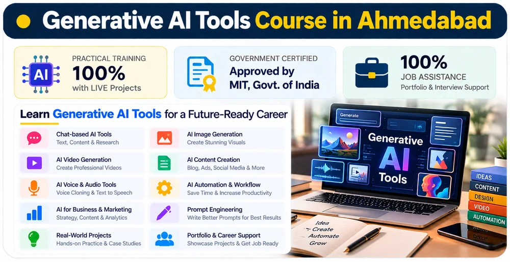 Generative AI Tools Course in Ahmedabad